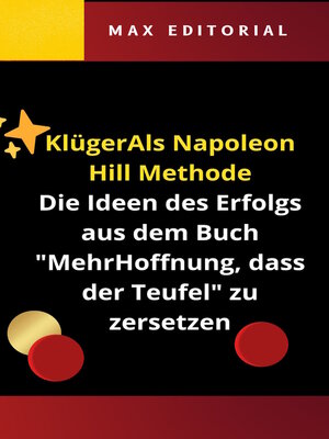 cover image of KlügerAls Napoleon Hill Methode